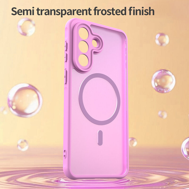 Husa Samsung Galaxy A27 5G Techsuit HaloFrost II MagSafe, roz