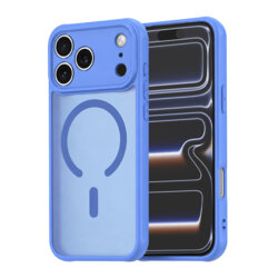 Husa iPhone 17 Pro Techsuit HaloFrost II MagSafe, albastru
