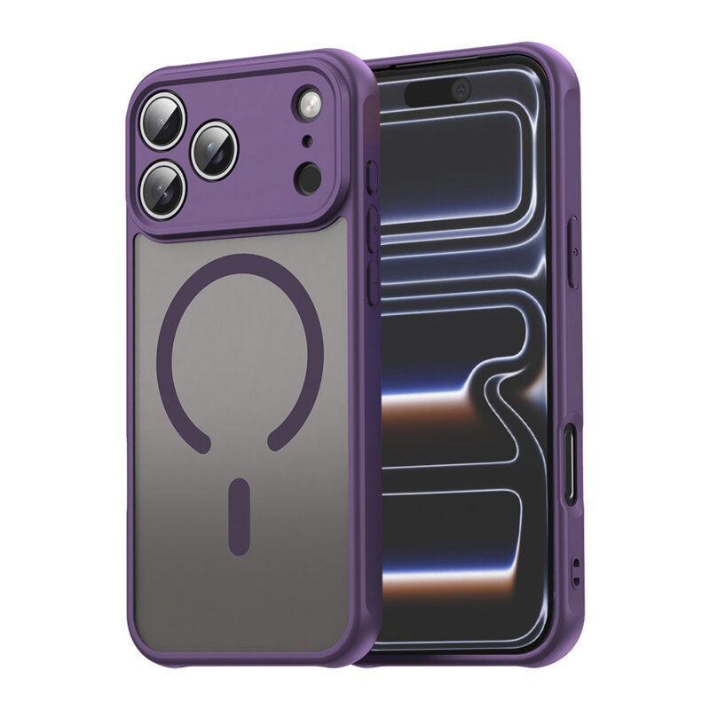 Husa iPhone 17 Pro Techsuit HaloFrost II MagSafe, mov