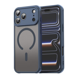 Husa iPhone 17 Pro Techsuit HaloFrost II MagSafe, bleumarin