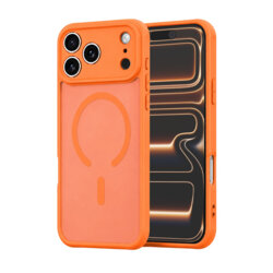 Husa iPhone 17 Pro Max Techsuit HaloFrost II MagSafe, portocaliu