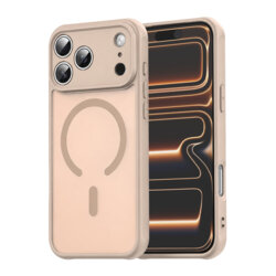 Husa iPhone 17 Pro Max Techsuit HaloFrost II MagSafe, auriu