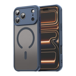 Husa iPhone 17 Pro Max Techsuit HaloFrost II MagSafe, bleumarin