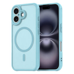 Husa iPhone 16 Techsuit HaloFrost II MagSafe, verde menta