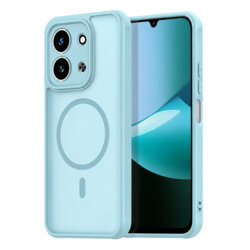 Husa Xiaomi Redmi 15C 5G Techsuit HaloFrost II MagSafe, verde menta