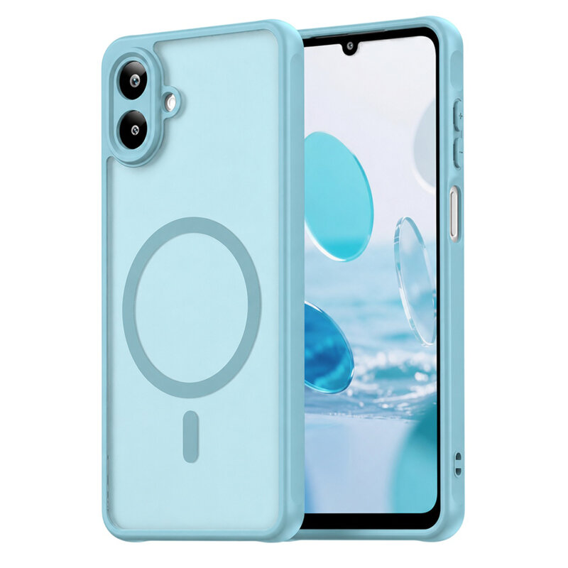 Husa Samsung Galaxy A07 4G Techsuit HaloFrost II MagSafe, verde menta