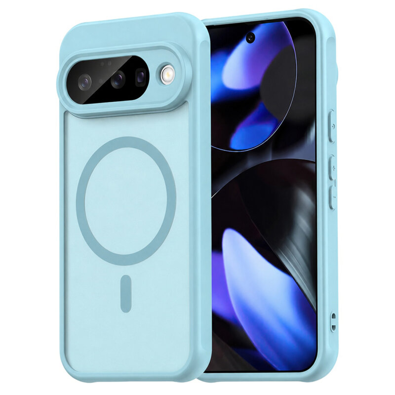 Husa Google Pixel 10 Techsuit HaloFrost II MagSafe, verde menta