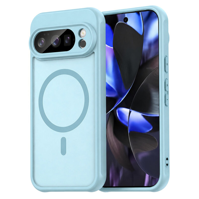 Husa Google Pixel 10 Pro Techsuit HaloFrost II MagSafe, verde menta