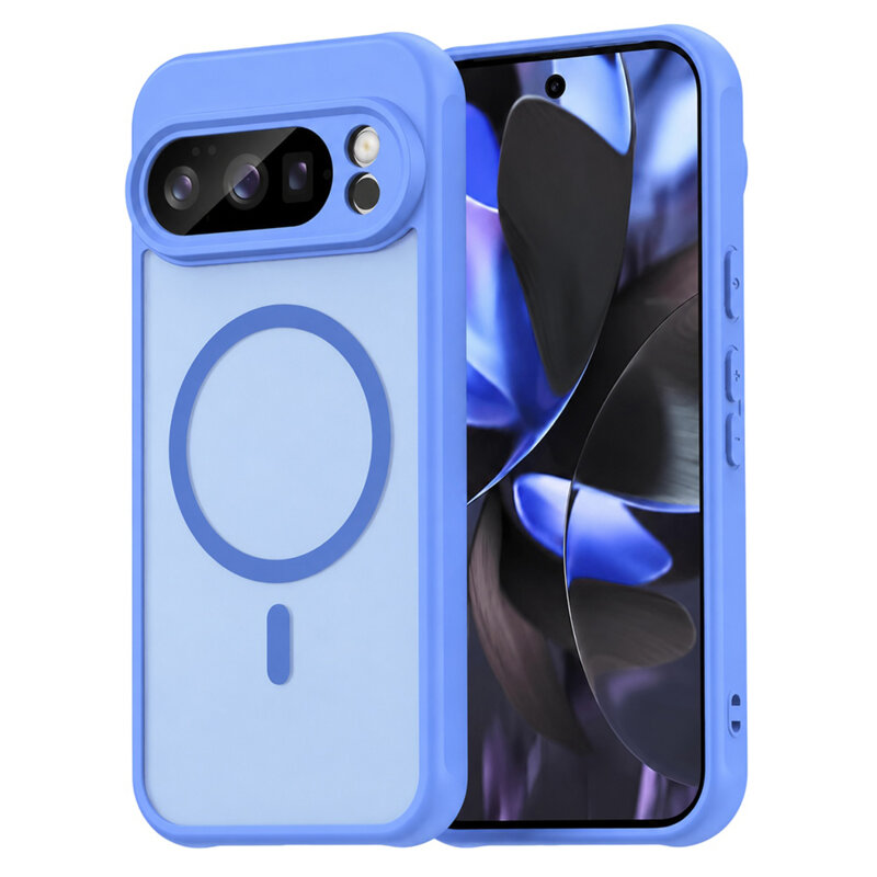 Husa Google Pixel 10 Pro Techsuit HaloFrost II MagSafe, albastru