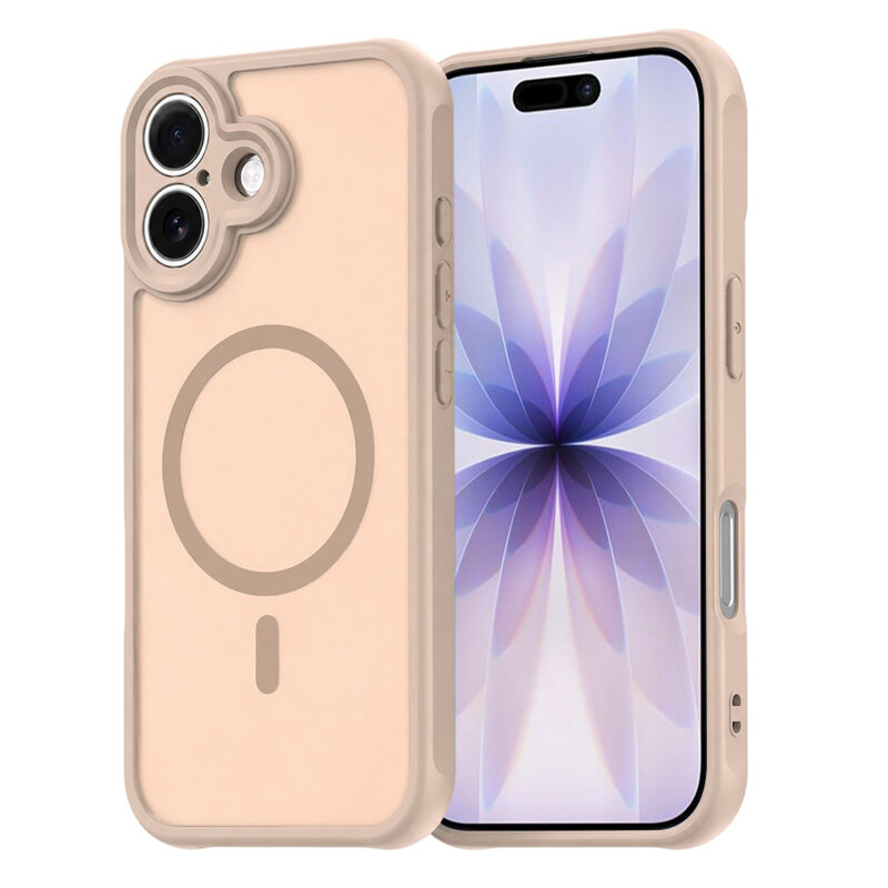 Husa iPhone 17 Techsuit HaloFrost II MagSafe, auriu