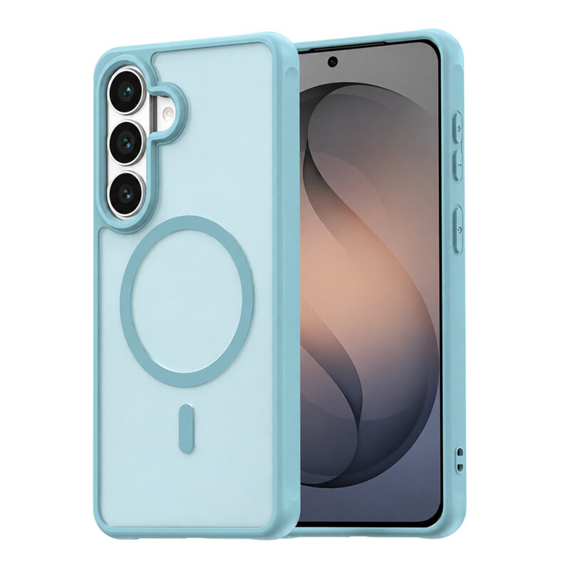 Husa Samsung Galaxy S26 Techsuit HaloFrost II MagSafe, verde menta