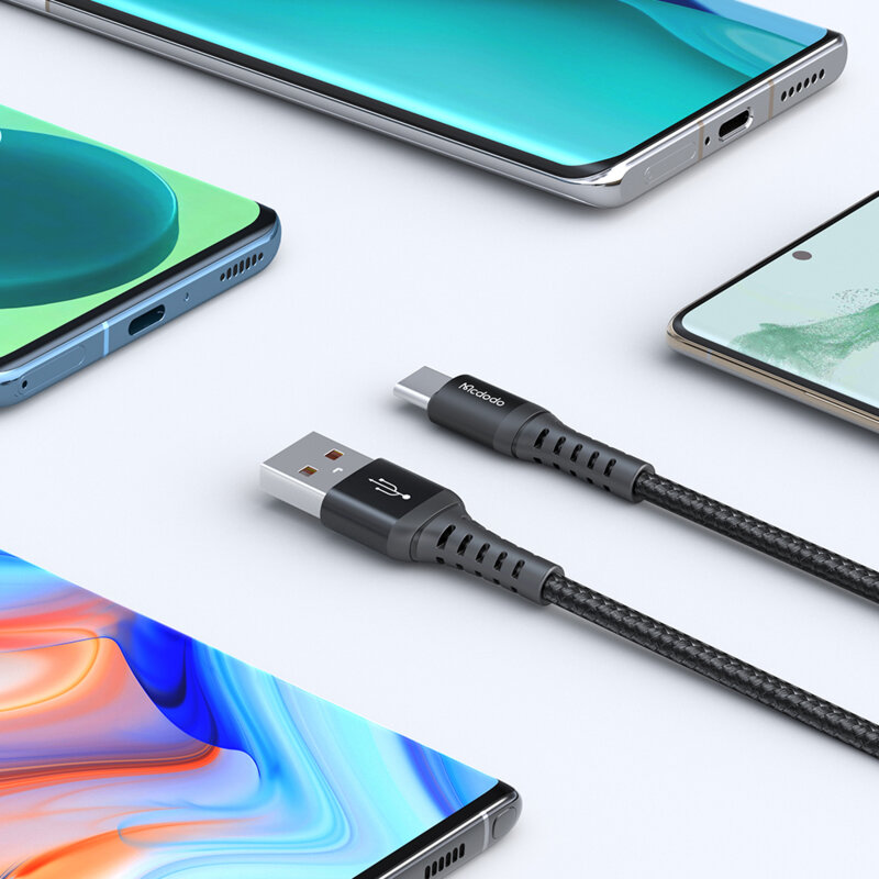 Cablu de date USB la Type-C, 3A, 1m, Mcdodo, CA-2271, negru