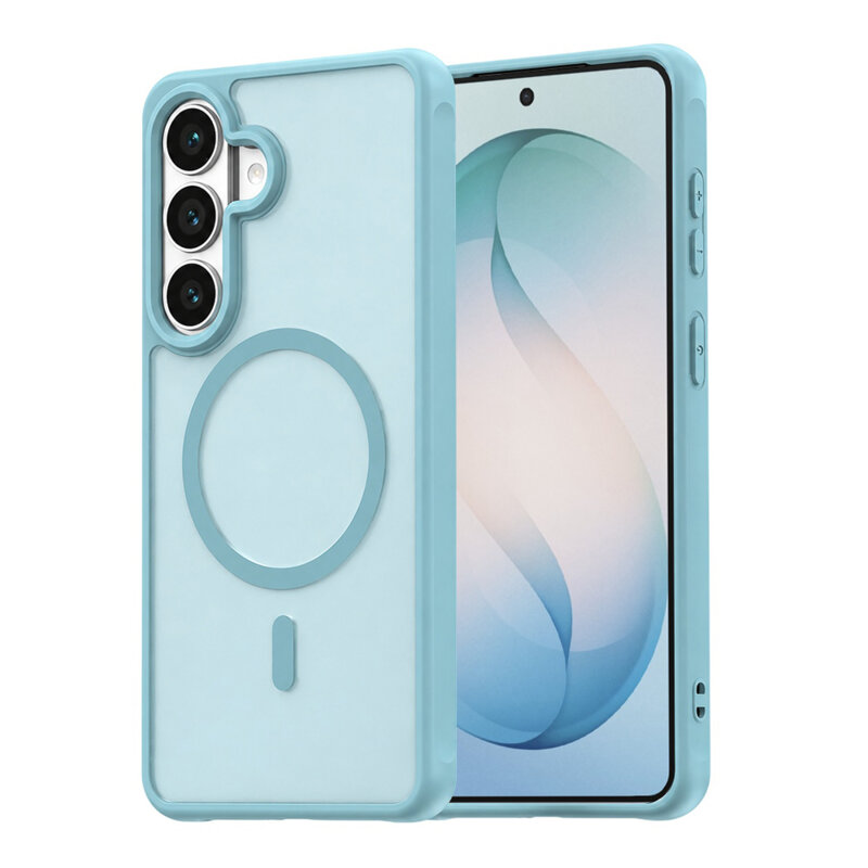 Husa Samsung Galaxy S26 Plus Techsuit HaloFrost II MagSafe, verde menta