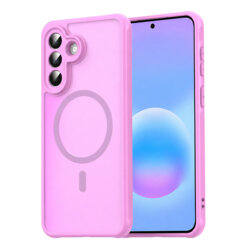 Husa Samsung Galaxy A57 5G Techsuit HaloFrost II MagSafe, roz