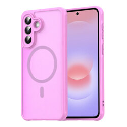 Husa Samsung Galaxy A37 5G Techsuit HaloFrost II MagSafe, roz