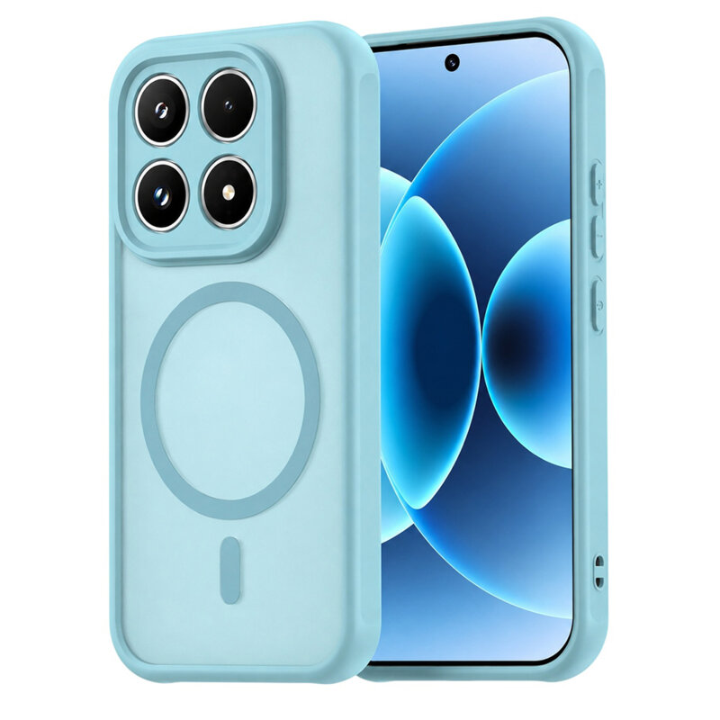 Husa Xiaomi 17 Techsuit HaloFrost II MagSafe, verde menta