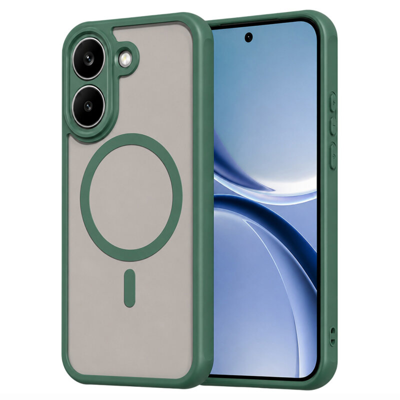 Husa Xiaomi Poco X8 Pro Techsuit HaloFrost II MagSafe, verde