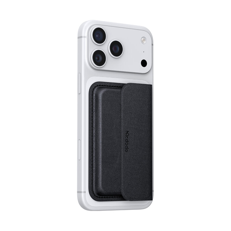Portofel magnetic piele eco pentru carduri Mcdodo, negru