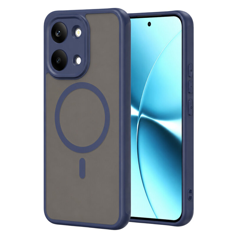 Husa Xiaomi Poco X8 Pro Max Techsuit HaloFrost II MagSafe, bleumarin