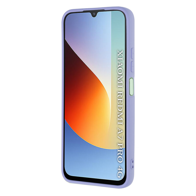 Husa silicon Xiaomi Redmi A7 Pro 4G Techsuit SoftFlex, violet