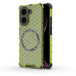 Husa transparenta Xiaomi Redmi A5 4G (Regional) Techsuit HoneyComb Shield MagSafe, verde