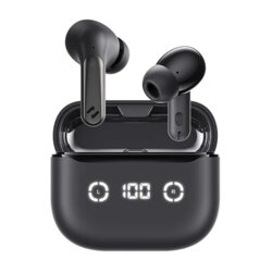 Casti wireless Bluetooth cu afisaj digital Havit TW984, negru