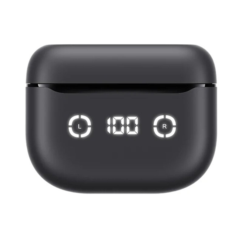 Casti wireless Bluetooth cu afisaj digital Havit TW984, negru