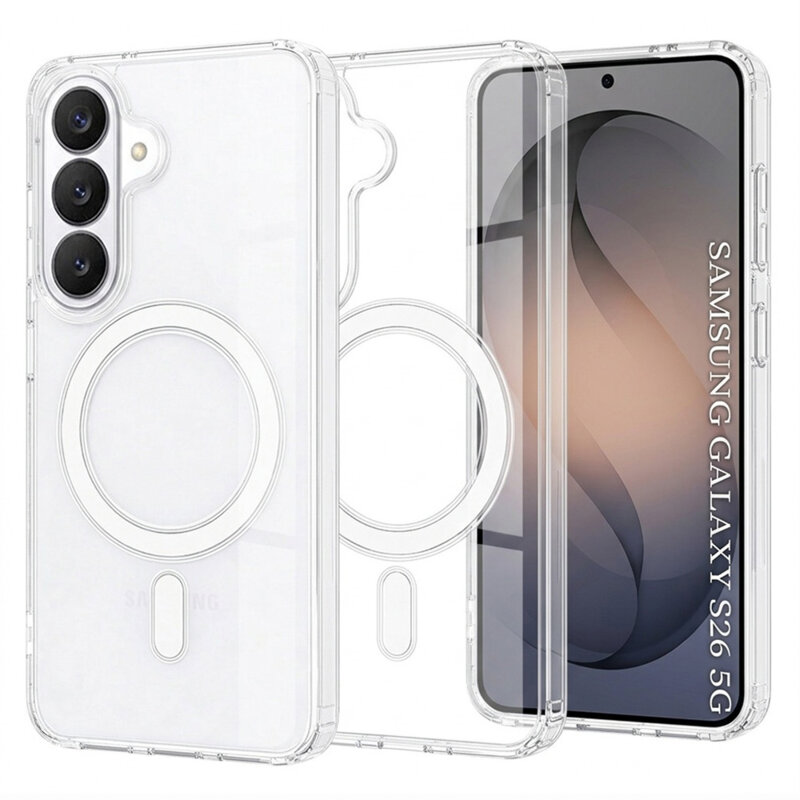 Husa Samsung Galaxy S26 Techsuit MagSafe Pro, transparenta