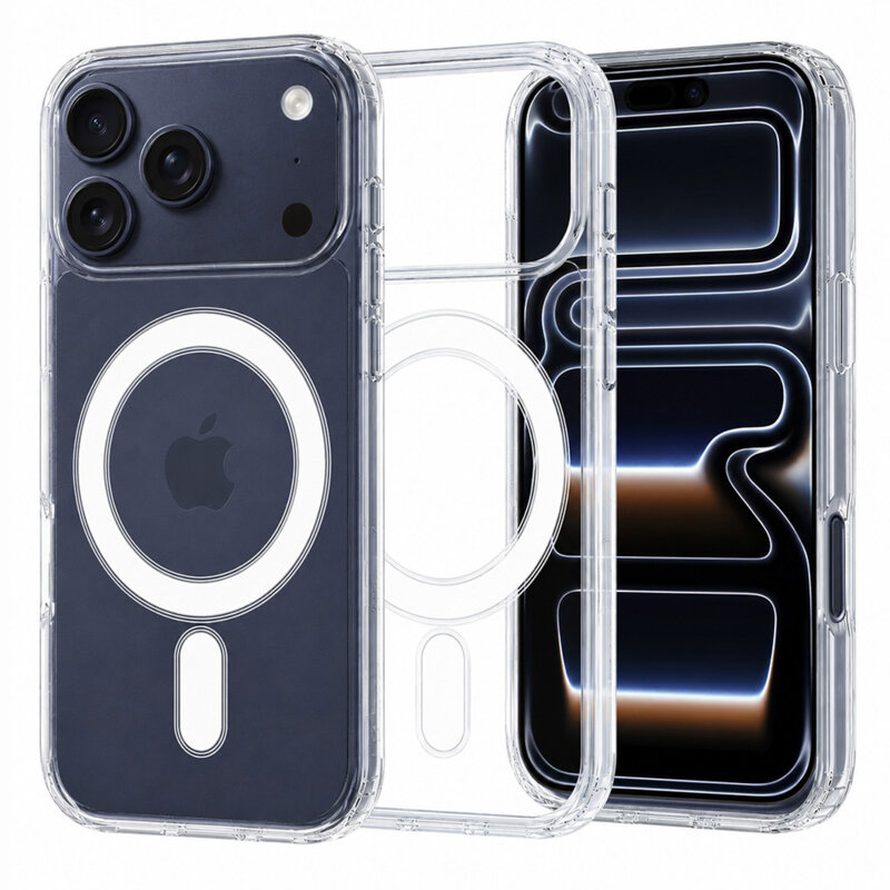 Husa iPhone 17 Pro Techsuit MagSafe Pro, transparenta