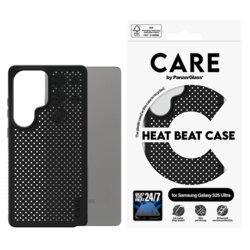 Husa Samsung Galaxy S25 Ultra PanzerGlass® CARE Feature Heat Beat, negru