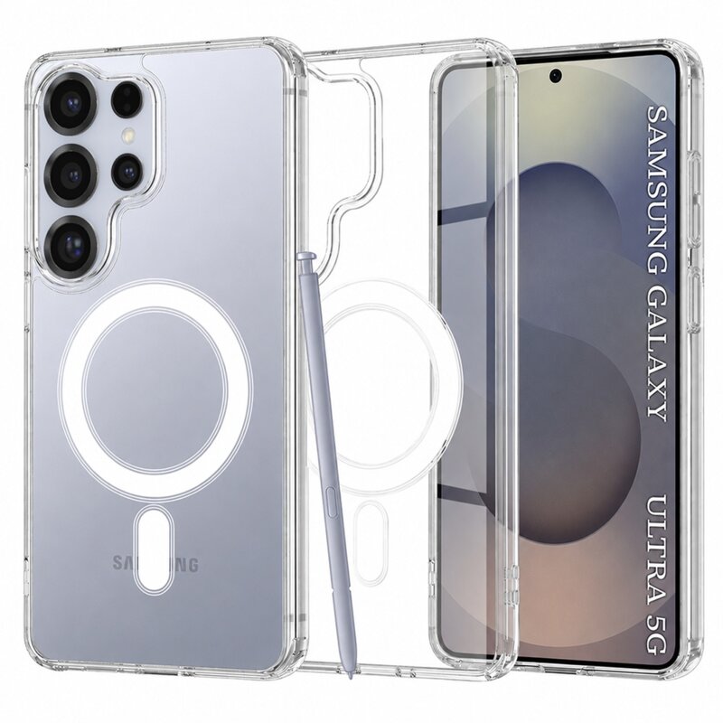 Husa Samsung Galaxy S25 Ultra Techsuit MagSafe Pro, transparenta