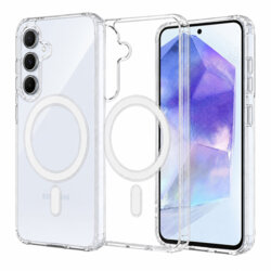 Husa Samsung Galaxy A55 5G Techsuit MagSafe Pro, transparenta
