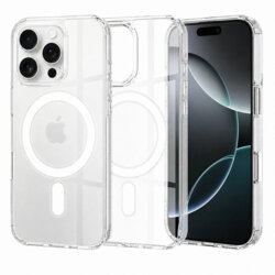 Husa iPhone 16 Pro Techsuit MagSafe Pro, transparenta