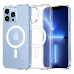 Husa iPhone 13 Pro Max Techsuit MagSafe Pro, transparenta