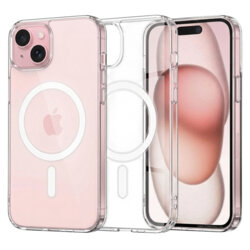 Husa iPhone 15 Techsuit MagSafe, transparenta