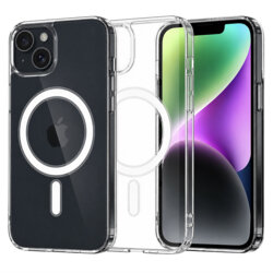 Husa iPhone 14 Techsuit MagSafe Pro, transparenta