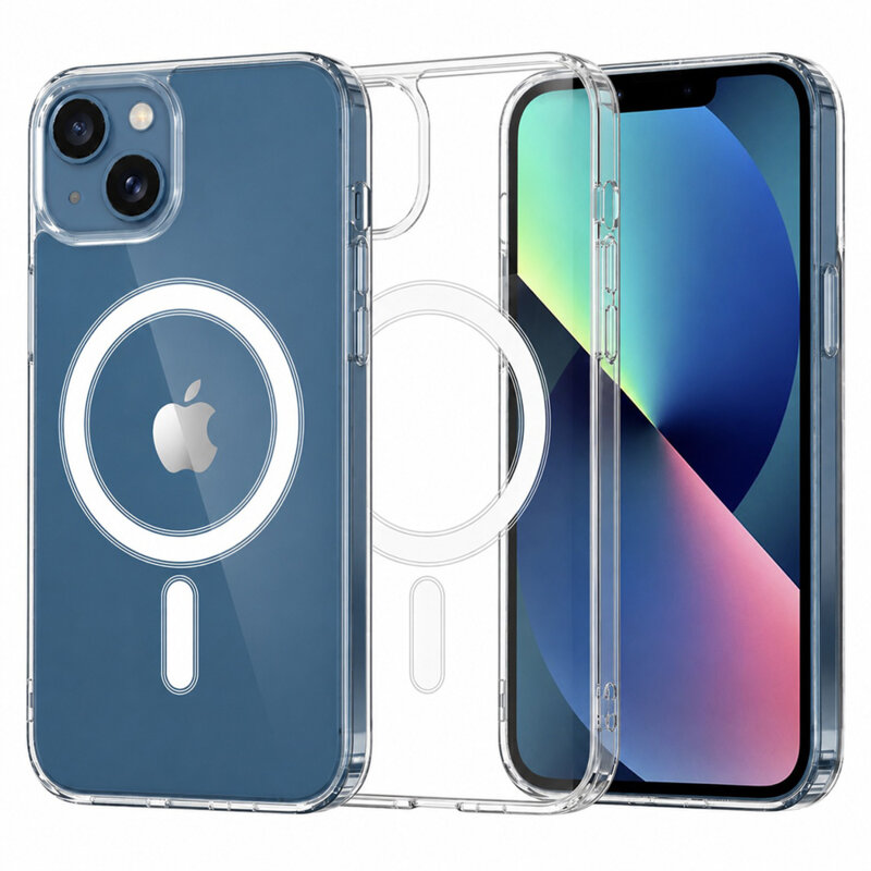 Husa iPhone 13 Techsuit MagSafe Pro, transparenta