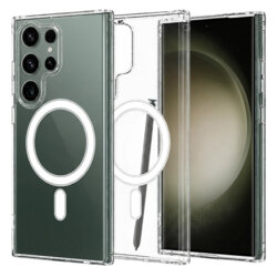 Husa Samsung Galaxy S23 Ultra Techsuit MagSafe Pro, transparenta