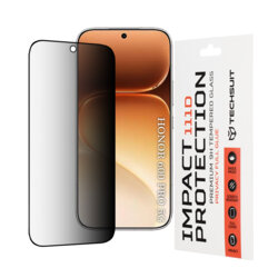 Folie sticla Honor 600 Pro Techsuit 111D Privacy Full Glue, negru