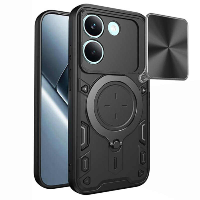 Husa Xiaomi Poco X8 Pro Techsuit CamGuard Pro, negru