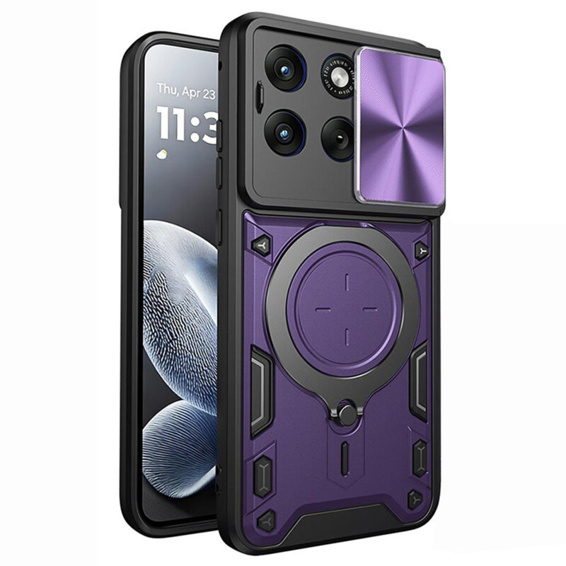 Husa Motorola Edge 70 Fusion Techsuit CamGuard Pro, mov