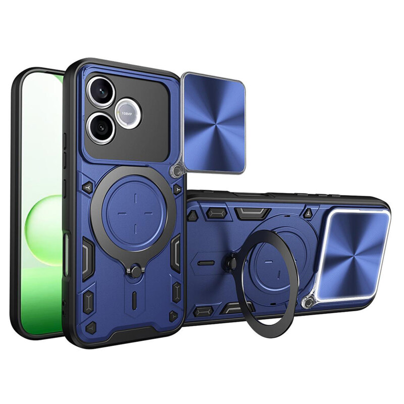 Husa Honor 600 Lite Techsuit CamGuard Pro, albastru