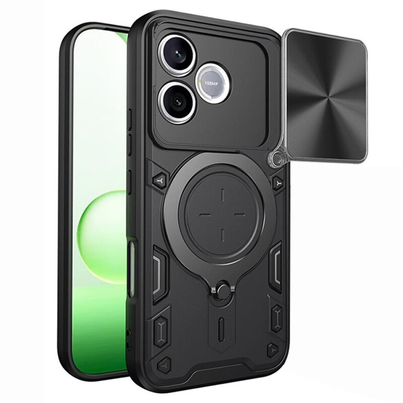 Husa Honor 600 Lite Techsuit CamGuard Pro, negru