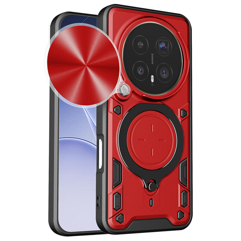 Husa Honor Magic8 Pro Techsuit CamGuard Pro, rosu