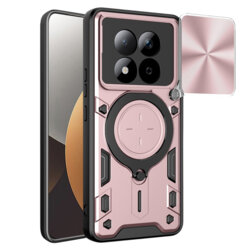 Husa Xiaomi Redmi Note 15 Pro 5G Techsuit CamGuard Pro, roz auriu