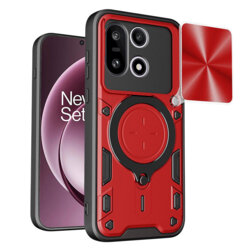 Husa OnePlus 15 Techsuit CamGuard Pro, rosu