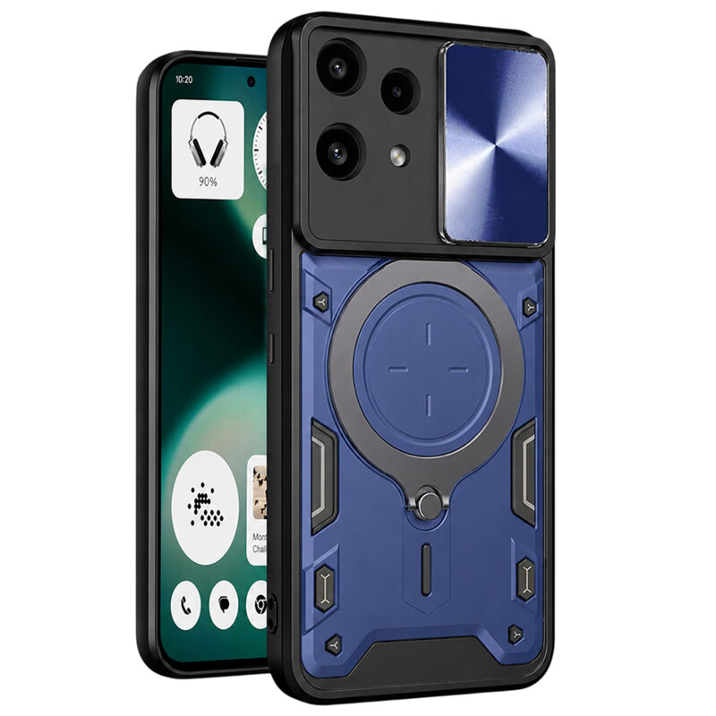 Husa Nothing Phone (3a) Lite Techsuit CamGuard Pro, albastru