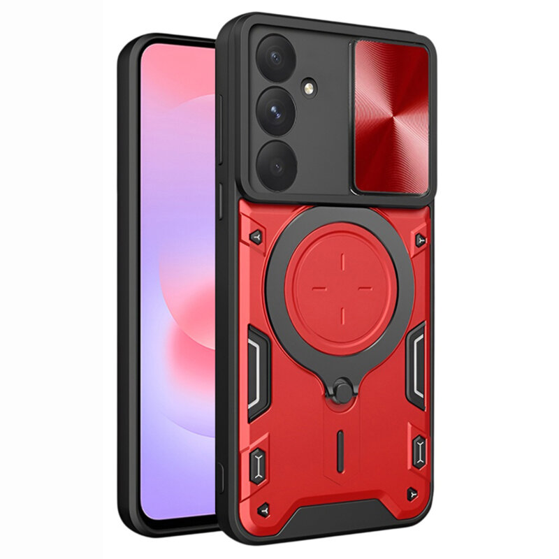Husa Samsung Galaxy A37 5G Techsuit CamGuard Pro, rosu