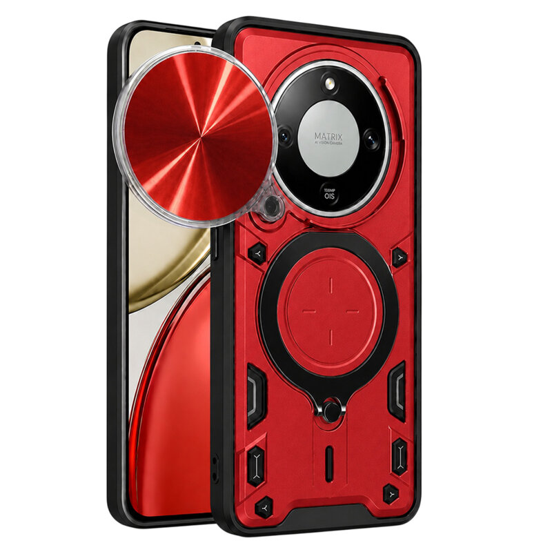 Husa Honor Magic8 Lite Techsuit CamGuard Pro, rosu