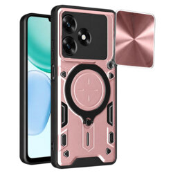 Husa Honor X5c Plus Techsuit CamGuard Pro, roz auriu
